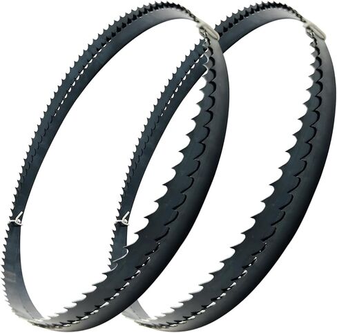 FOXBC 105 Inch x 1/4 Inch x 6 TPI Bandsaw Blades for Grizzly G0555, G1019, Shop Fox W1706, Delta 14", Jet 14" with Riser Installed - 2 Pack in Saudi Arabia