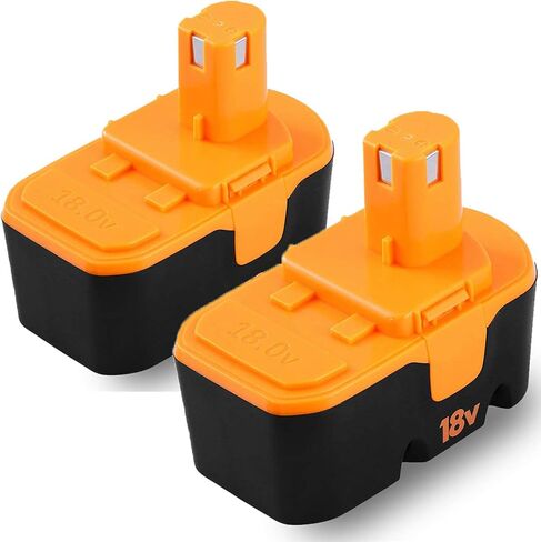 2Packs P100 3.6Ah 18V Replacement Battery Compatible with Ryobi 18V Battery One+ P101 ABP1801 ABP1803 BPP1820 130224028 130224007 in Saudi Arabia