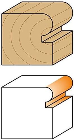 CMT 861.032.11 Corner Beading Bit, 1/4-Inch Shank, 1/8-Inch Radius, Carbide-Tipped in Kuwait