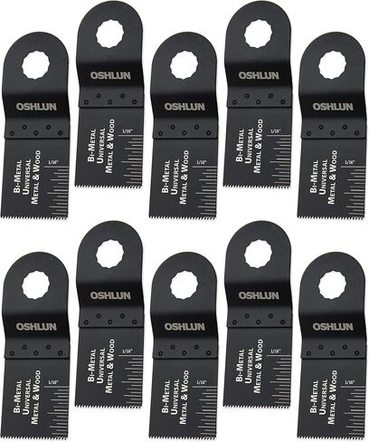 Oshlun MMR-0103 1-1/3-Inch Universal Bi-Metal Oscillating Tool Blade for Rockwell or Worx SoniCrafter Hex, 3-Pack in Saudi Arabia