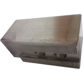 USST KT-8200AF Alum T6061 فكوك ظرف مسطحة ناعمة لخراطيش CNC مقاس 8 بوصات، بطول 2 بوصة (مجموعة من 3 قطع) in Kuwait