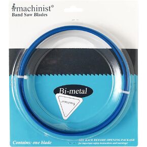 Imachinist S70121214SS ثنائي المعدن بطول 70-1/2 بوصة وعرض 1/2 بوصة وشفرات منشار شريطي سميكة بسمك 0.025 بوصة لقطع الفولاذ المقاوم للصدأ (14TPI) in Kuwait