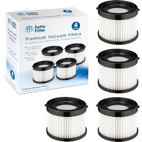Fette Filter - HEPA Dry Filter Compatible with Milwaukee 49-90-0160, Designed for 0882-20 M18 Compact Vacuum. Pack of 4 in Kuwait