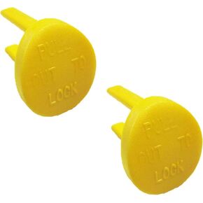 Yellow Safety Switch Key Compatible with Craftsman Radial Arm Jointer Band Drill Sears Table Saw, Sander, Band Saw, Drill Press Parts- Oval (2pcs-pack) in Kuwait