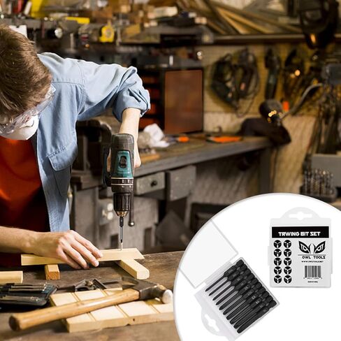 اول تولز مجموعة لقم ثلاثية الجناح (10 قطع - رؤوس مغناطيسية طويلة 2.3 انش) مقاسات رؤوس مفك البراغي ثلاثية الأجنحة التالية: Y000، Y00، Y0، Y1، Y2، Y2.5، Y3، Y4، Y5، Y6 in Kuwait