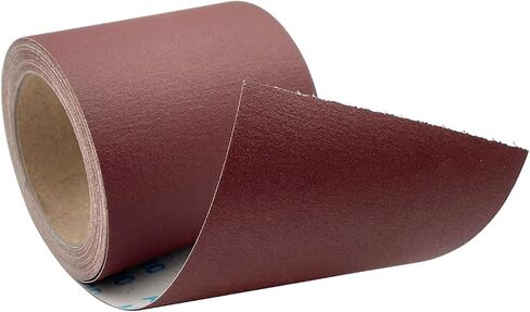 80 Grit Sandpaper Roll 4.5'' Wide 10Yard (= 71Pcs 1/4 Sheet Sandpaper) Abrasive Emery Cloth Sand Paper Roll for Dry Wet Sanding Polishing Wood Metal Glass Automotive Furniture PVC Primers (80 Grit) in Saudi Arabia