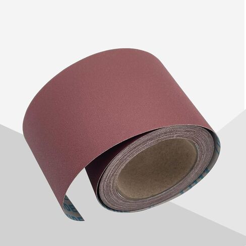80 Grit Sandpaper Roll 4.5'' Wide 10Yard (= 71Pcs 1/4 Sheet Sandpaper) Abrasive Emery Cloth Sand Paper Roll for Dry Wet Sanding Polishing Wood Metal Glass Automotive Furniture PVC Primers (80 Grit) in Saudi Arabia