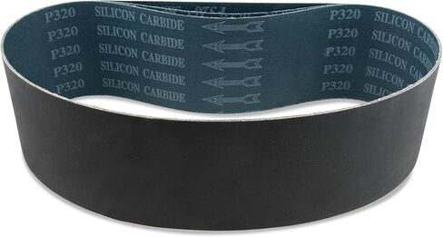 Red label Abrasives 4 x 36 Inch Silicon Carbide Sanding Belts (Fine Grit Assorted - 3 Pk) in Saudi Arabia