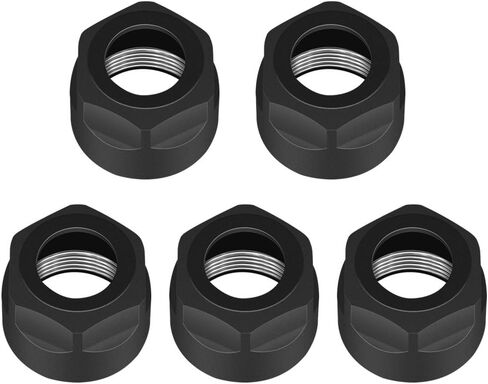 Clamping Nuts, 5pcs /set ER16A Nuts Collet Clamping Nut for ER CNC Milling Chuck Holder Lathe in Saudi Arabia