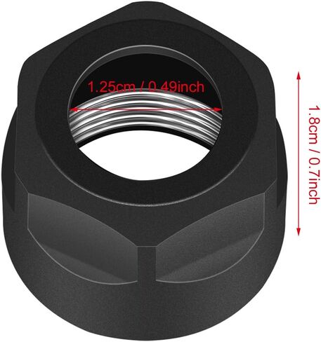 Clamping Nuts, 5pcs /set ER16A Nuts Collet Clamping Nut for ER CNC Milling Chuck Holder Lathe in Saudi Arabia