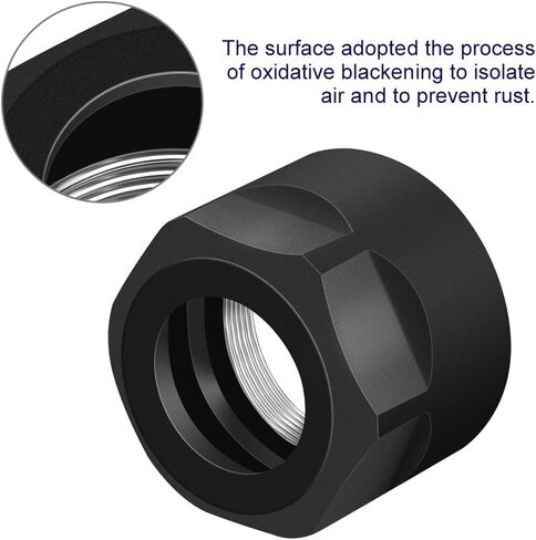 Clamping Nuts, 5pcs /set ER16A Nuts Collet Clamping Nut for ER CNC Milling Chuck Holder Lathe in Saudi Arabia