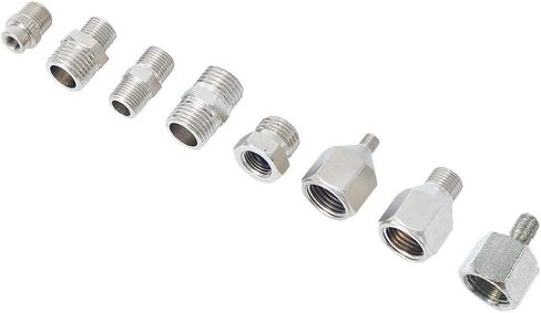 Airbrush Adapter Set, 8Pcs 1/8" 1/4" M5 Quick Release Conversion Kit in Kuwait