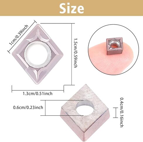 VerLich Metal Lathe Tools Boring Bar, Turning Tools Holder Set with 10pcs CCMT09T304 Carbide Inserts 4Pcs Wrenches (S12M SCLCR09/SCLCR1212H09/SCLCL1212H09/SCMCN1212H09) in Kuwait