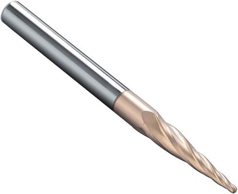 DashHound BRB462 نقش كروي مدبب 2D&3D مطحنة نهاية كربيد صلبة CNC راوتر بت قطع لولبية 6.2 درجة ZRN مطلية، 1/32 بوصة CD × 1 بوصة CL × 1/4 بوصة SD × 3 بوصة OL in Kuwait