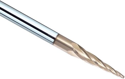 DashHound BRB462 نقش كروي مدبب 2D&3D مطحنة نهاية كربيد صلبة CNC راوتر بت قطع لولبية 6.2 درجة ZRN مطلية، 1/32 بوصة CD × 1 بوصة CL × 1/4 بوصة SD × 3 بوصة OL in Kuwait