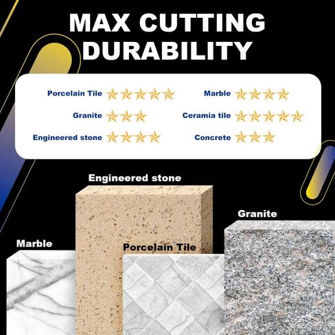 Tile Blade 7 Inch，Super Thin Diamond Blade 7" for Granite Marble Ceramic Tiles in Saudi Arabia