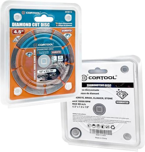 شفرة ماسية من كورتول مقاس 4-1/2 بوصة، شفرات منشار ماسية خبيرة في الحجر لطاحونة الزاوية ومنشار دائري، شفرة حجرية مقاس 4.5 بوصة لقطع طوب البناء الجرانيت الخرساني in Kuwait