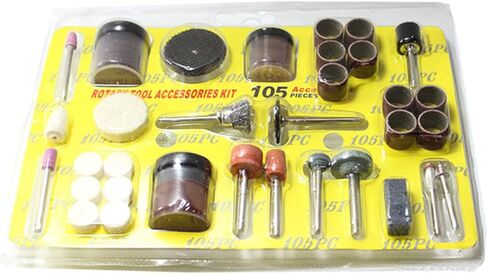 مجموعة أدوات دوارة عالمية مكونة من 146 قطعة، مجموعة أدوات صقل وصقل وتلميع الحفر الكهربائية in Kuwait