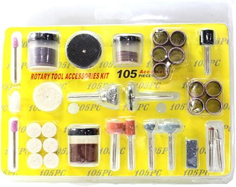 مجموعة أدوات دوارة عالمية مكونة من 146 قطعة، مجموعة أدوات صقل وصقل وتلميع الحفر الكهربائية in Kuwait