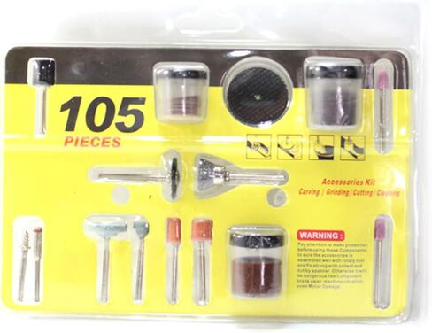 مجموعة أدوات دوارة عالمية مكونة من 146 قطعة، مجموعة أدوات صقل وصقل وتلميع الحفر الكهربائية in Kuwait