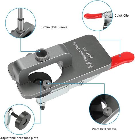 KKUYT 35 مم مفصلات مخفية، مفصلات قفل دقيقة، ثقب دليل الثقب، أداة النجارة لتركيب مفصلات خزائن الأبواب in Kuwait