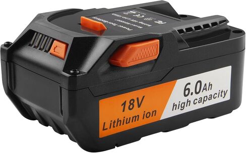 ARyee 18V 6000mAh Battery Replacement Compatible with RIDGID 18V Drill R840087 R840083 R840086 R840085 R840084 AC840085 AC840086 AC840087P AC840089 Tools Lithium Ion Battery in Saudi Arabia