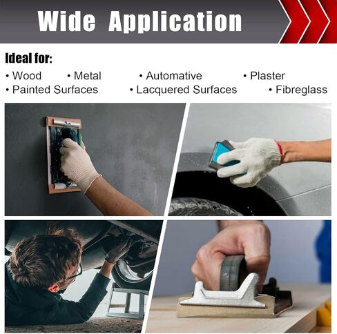 Mojucraft 24 Pcs Sandpaper, Wet & Dry Sandpaper Assortment 60/120/320/600/800/1000/1500/2500 Grit Sand Paper for Wood Metal Automotive Drywall Plastic 9 × 11 inch Sandpaper Sheets in Saudi Arabia
