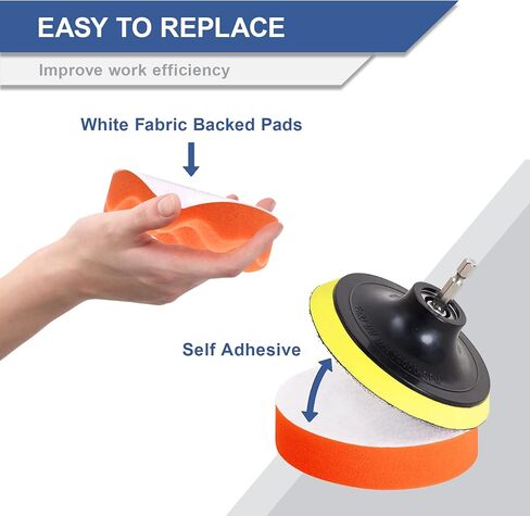عجلة ممحاة، عجلة ممحاة لإزالة الملصقات، مجموعة أدوات إزالة شريط مطاطي مقاس 14 قطعة مقاس 4 بوصات، عجلة ممحاة مطاطية، وسادة تلميع إسفنجية، وسادة تلميع ووسادة دعم، مزيل لاصق in Kuwait