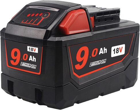 TENMOER 18V 9.0Ah Replacement Battery Compatible with Milwaukee 18Volt Batteries Power Tools in Kuwait