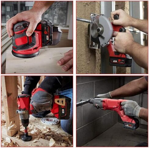 TENMOER 18V 9.0Ah Replacement Battery Compatible with Milwaukee 18Volt Batteries Power Tools in Kuwait