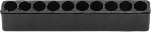 6 Pcs 10 Holes Hex Shank Screwdriver Bit Holder, Plastic Hex Bit Holder Organizer Storage Case, Red in Saudi Arabia