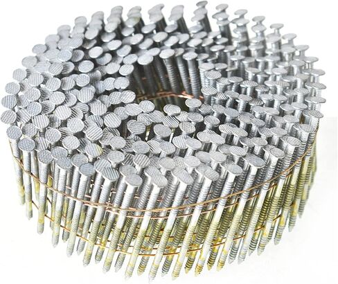 Timunr 3600 عدد انحياز المسامير 15 درجة 2-1 / 4 بوصة × 0.092 بوصة لفائف الأسلاك المجمعة كامل جولة رئيس الدائري عرقوب المجلفن الساخن انخفض in Kuwait