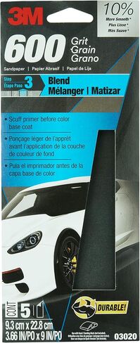 3M 03020 Imperial Wetordry 3-2/3" x 9" P600 Grit Sandpaper in Saudi Arabia