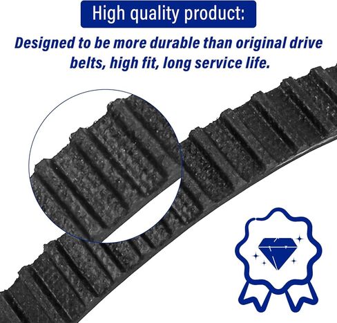 Sander Toothed Drive Belt Compatible With 848530 Porter Cable Fits 351/352 336/337 Variable speed Belt Sanders - 2Pack in Kuwait