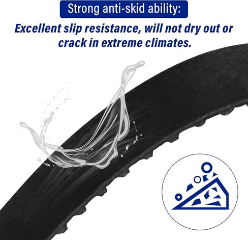 Sander Toothed Drive Belt Compatible With 848530 Porter Cable Fits 351/352 336/337 Variable speed Belt Sanders - 2Pack in Kuwait