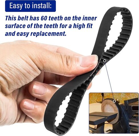 Sander Toothed Drive Belt Compatible With 848530 Porter Cable Fits 351/352 336/337 Variable speed Belt Sanders - 2Pack in Kuwait