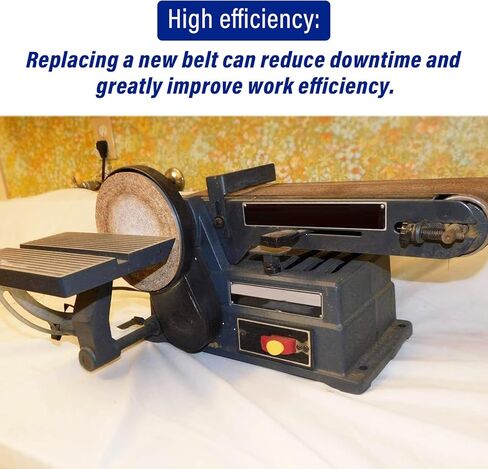 Sander Toothed Drive Belt Compatible With 848530 Porter Cable Fits 351/352 336/337 Variable speed Belt Sanders - 2Pack in Kuwait