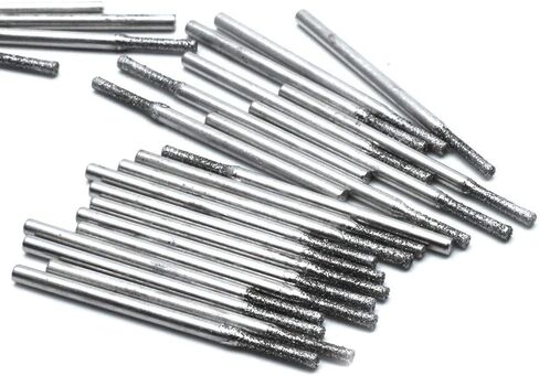 Sscon 30pcs 0.5mm Diamond Coated Hole Saw Drill Bit Carving Drilling Hole Tools for Jewelry Gems Glass in Kuwait