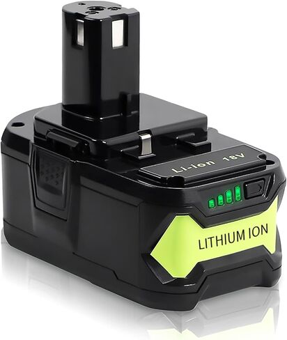 بطارية Jialitt 6.0Ah 18V P108 بديلة ليثيوم أيون متوافقة مع بطارية Ryobi 18V Ryobi ONE+ P108 P102 P103 P104 P105 P107 P109 P122 بطارية أدوات الطاقة اللاسلكية مع مؤشر LED in Saudi Arabia
