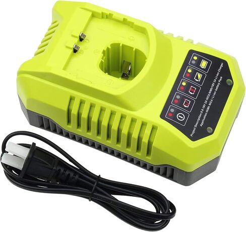 P117 Battery Charger Compatible with Ryobi 18V Battery Charger for Dual Chemistry 9.6V-18V Charger Li-ion Ni-Cd Ni-Mh Plus Battery P100 P102 P103 P105 P107 P108 P118 P200 1400670 in Saudi Arabia