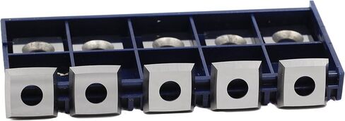 YUFUTOL Square Carbide Inserts 15mm Woodworking Carbide Cutters Insert(15X15X2.5mm) 6" Radius Edges Fits Titan Spiral Shear Heads, Pack of 10 in Saudi Arabia