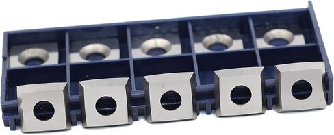 YUFUTOL Square Carbide Inserts 15mm Woodworking Carbide Cutters Insert(15X15X2.5mm) 6" Radius Edges Fits Titan Spiral Shear Heads, Pack of 10 in Saudi Arabia