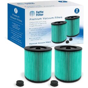 17912 & 9-17912 Hepa Replacement Filter Compatible Craftsman High Efficiency Particle Hepa Filter for Shop Vacuums 5 Gal Plus Part # 17912 & 9-17912 Pack of 2 Includes Filter & Locking Nut in Kuwait
