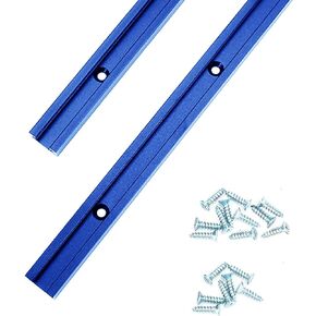 Aluminum 48 Inch T-Track with Wood Screws Double Cut Profile Universal with Predrilled Mounting Holes Woodworking 4Pack in Saudi Arabia