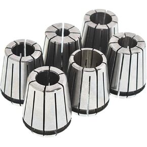 ER32 Spring Collet Set 1/8-3/4 Inch Carbon Steel Spring Collet Set for CNC Workholding Engraving and Milling Lathe Tools 7 Pack