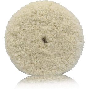 Woolous Wool Buffing Pad 7 Inch- 100% Twisted Lamb Wool Polishing Buffing Compound Pad Wheel Bonnet with Hook and Loop for Auto Car Detailing in Kuwait