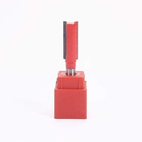 Utoolmart Straight Router Bits, 1/2-Inch Shank 1/8-Inch Cutting Dia Single Flute Carbide Router Bits, for Woodworking Milling Cutter DIY Tool, 2 Pcs