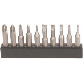 Wiha Micro Bit Replacement Slotted & Phillips Bit Pack, 10 Piece in Saudi Arabia
