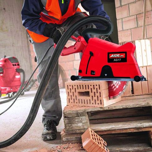 Angle Grinder Dust Collection Attachment for Double-Cut Saw,Wall Chaser Dust Shroud 5 inch in Kuwait