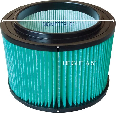 فلتر بديل HEPA 16950 من Filter Bros يناسب مكانس متجر Craftsman 3-4 جالون in Kuwait